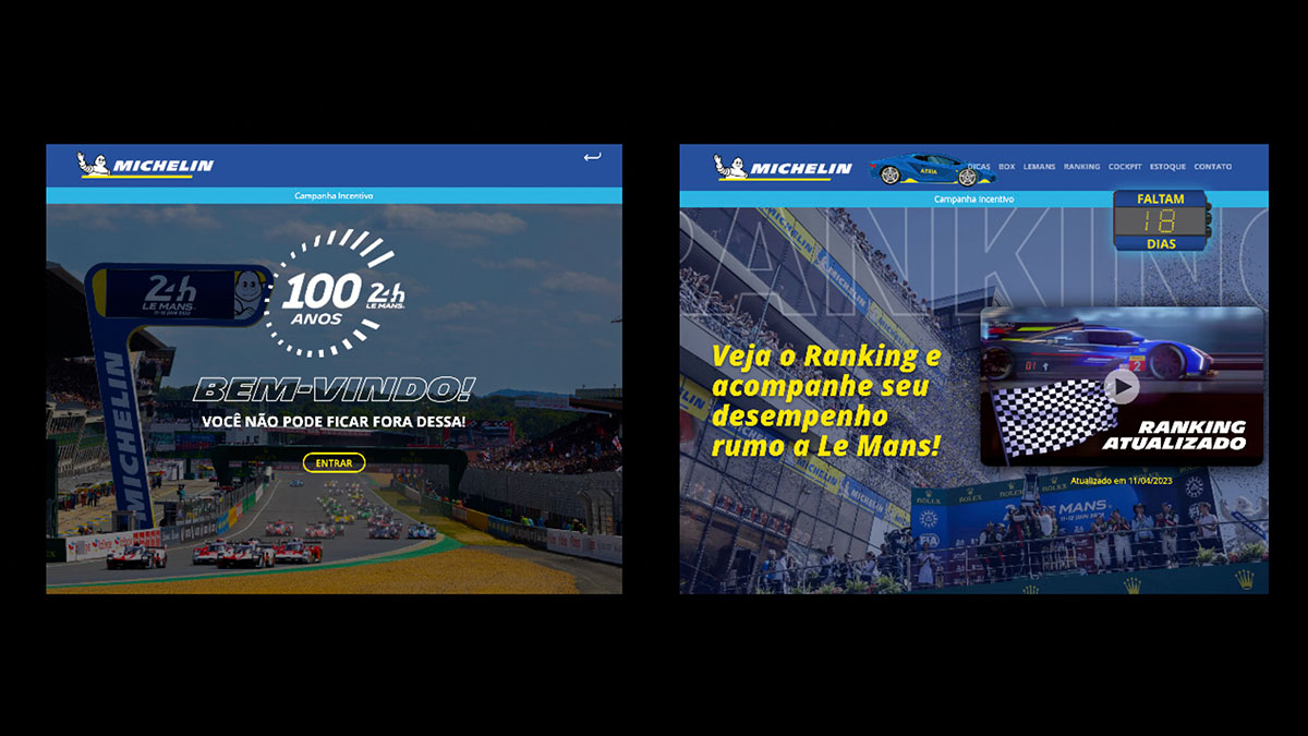 Campanha Le Mans — Michelin